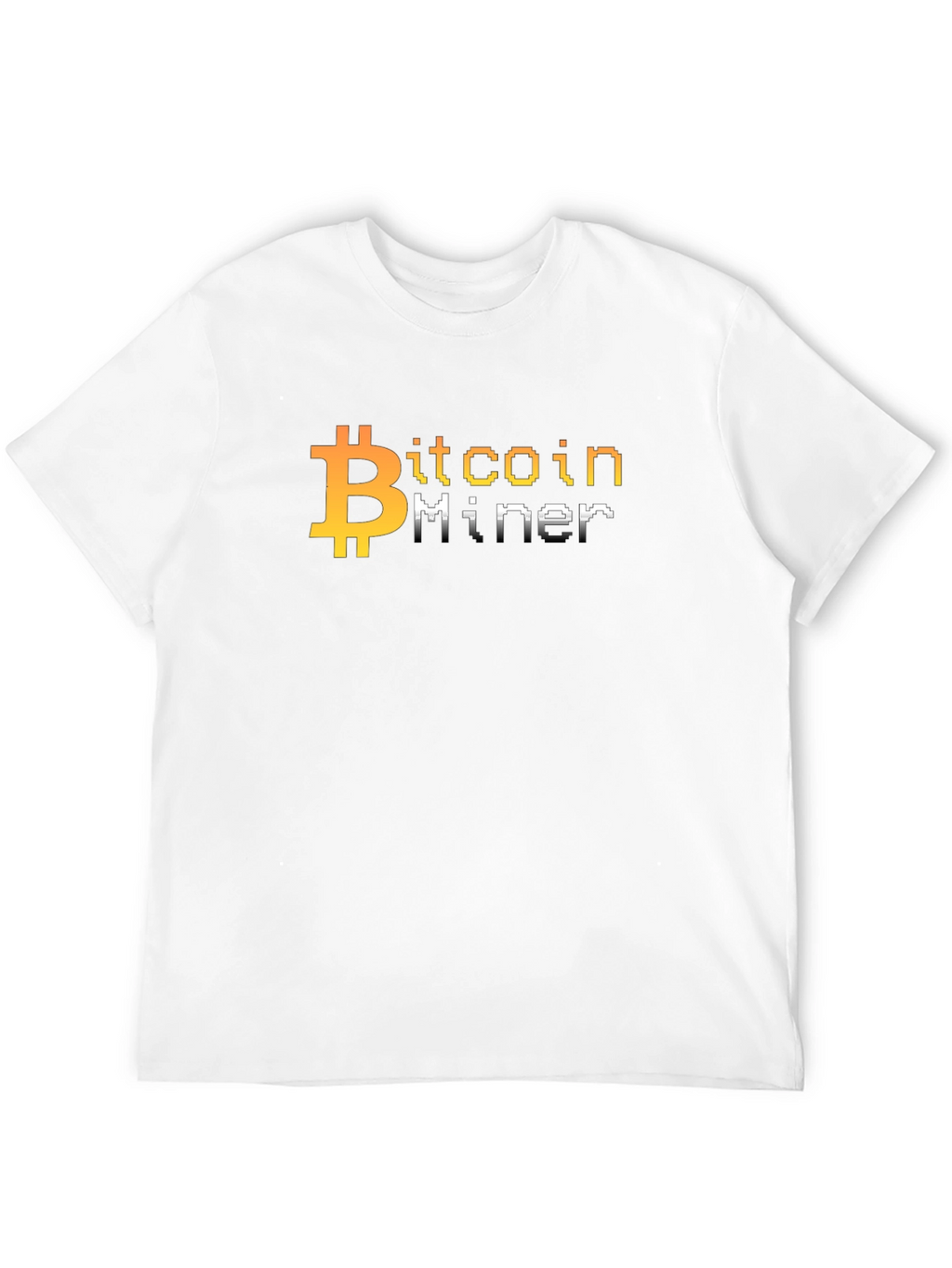 Bitcoin Miner Pixel Art T-Shirt