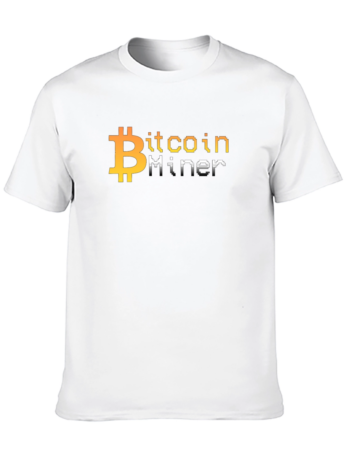 Bitcoin Miner Pixel Art T-Shirt