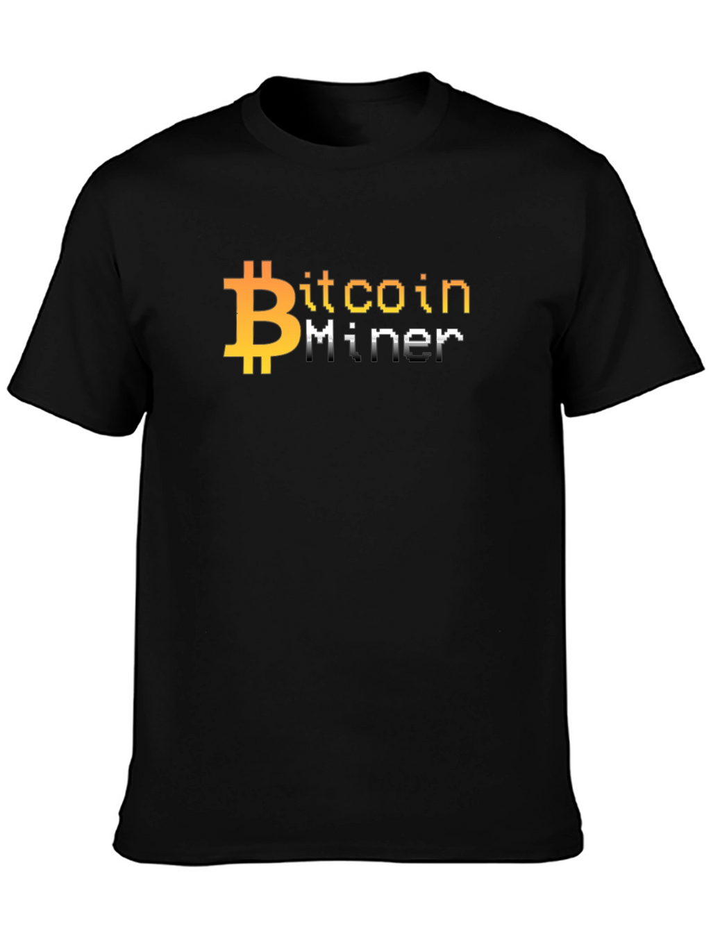 Bitcoin Miner Pixel Art T-Shirt