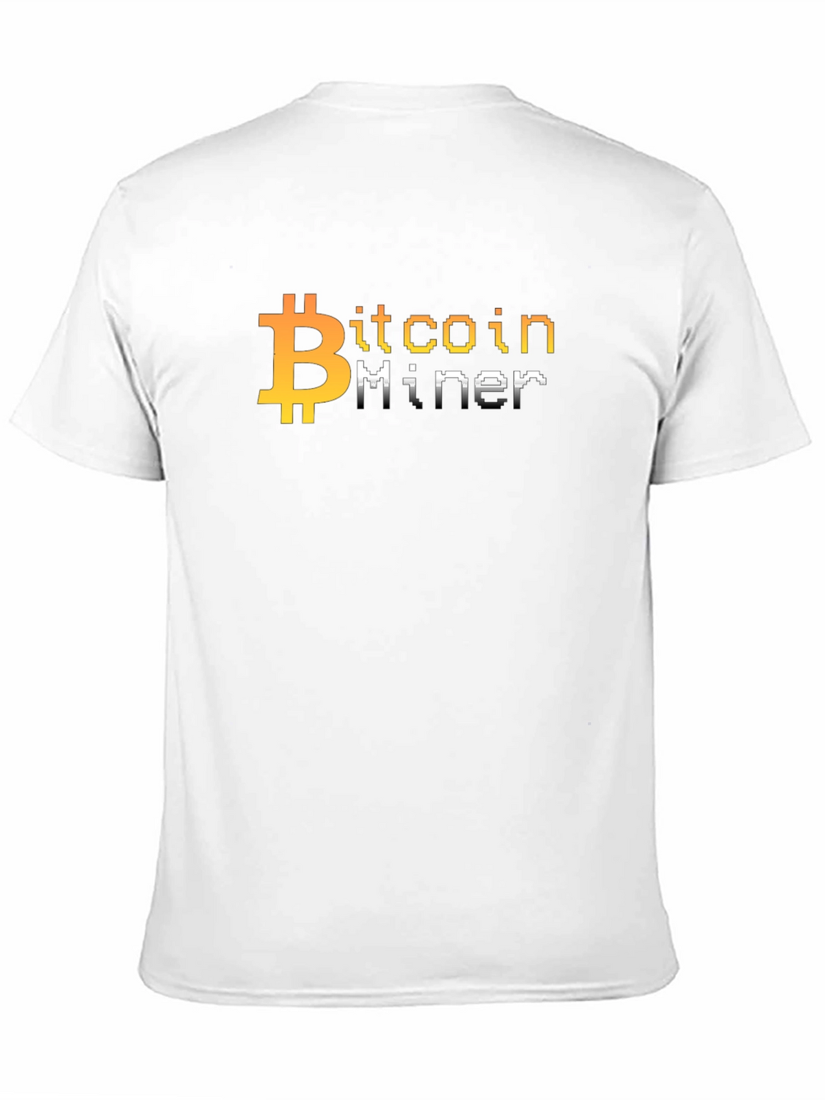 Bitcoin Miner Pixel Art T-Shirt