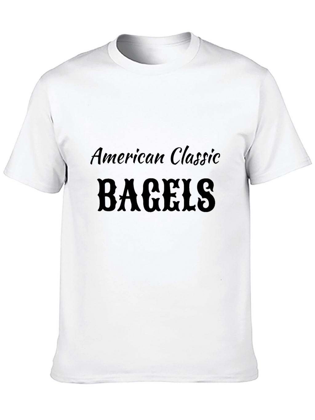 American Classic Bagels Black T-Shirt