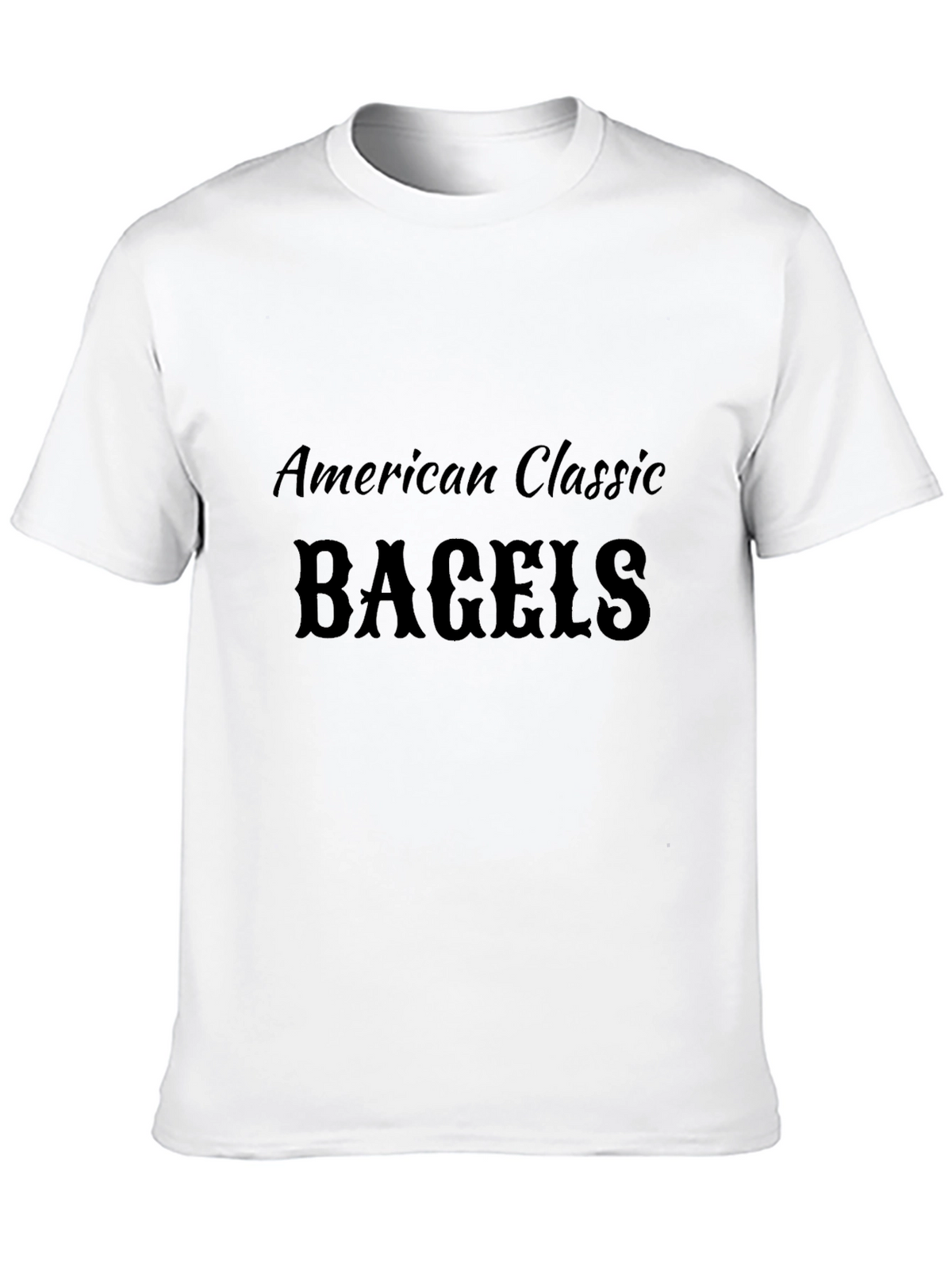 American Classic Bagels Black T-Shirt