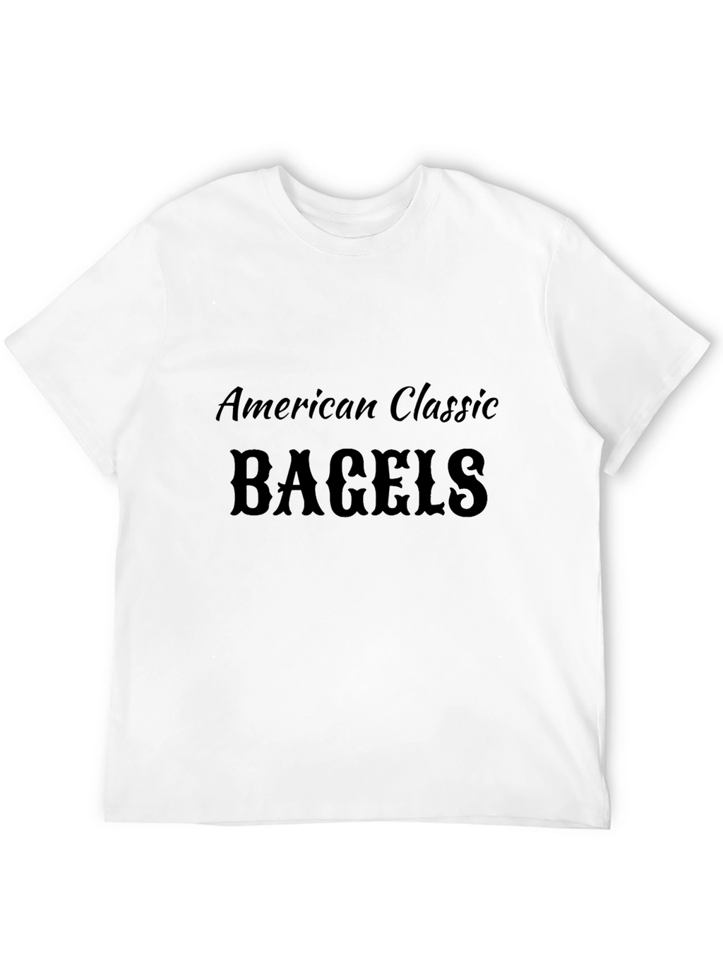 American Classic Bagels Black T-Shirt