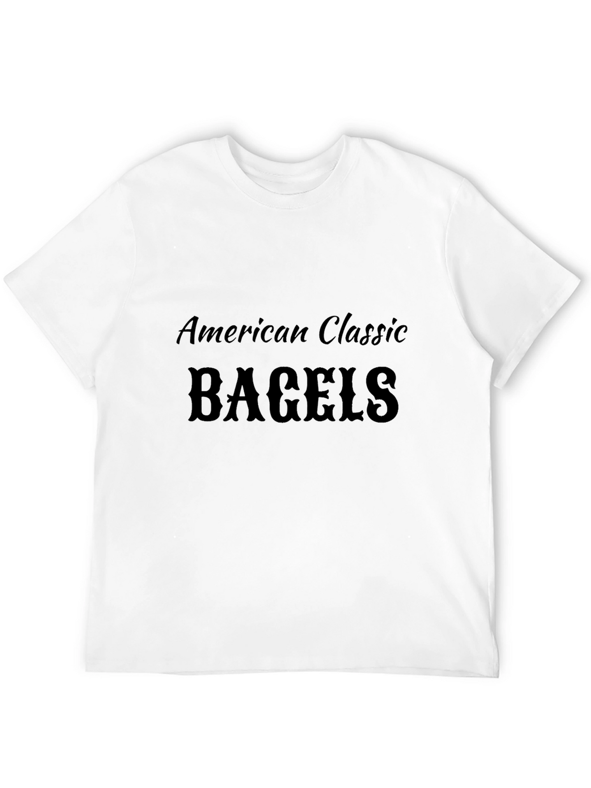 American Classic Bagels Black T-Shirt