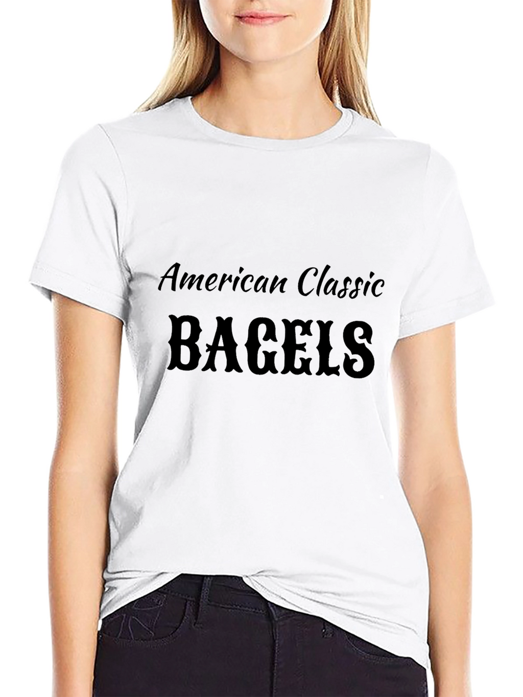 American Classic Bagels Black T-Shirt