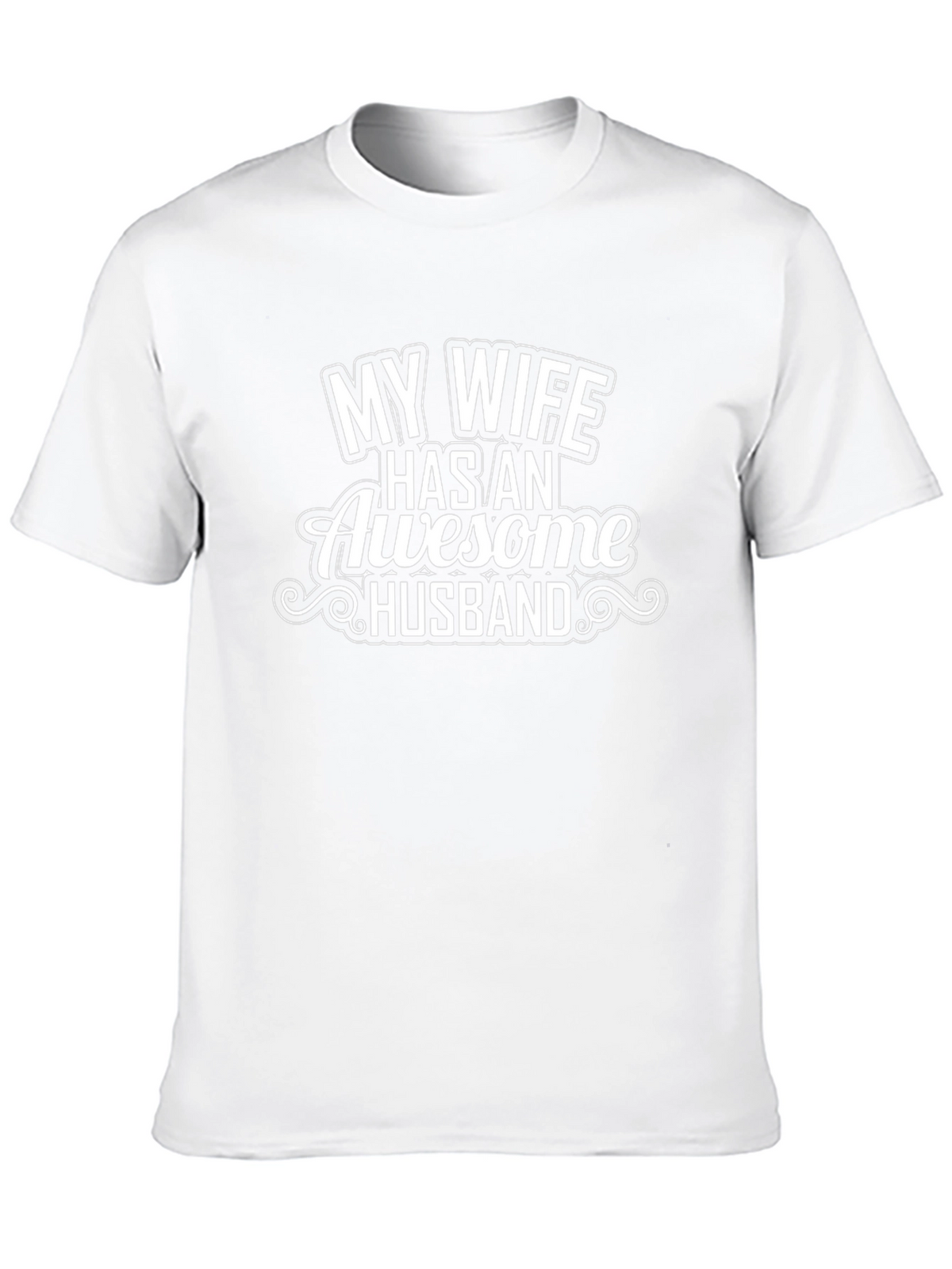 My Wife Awesome Husband Graphic Tee