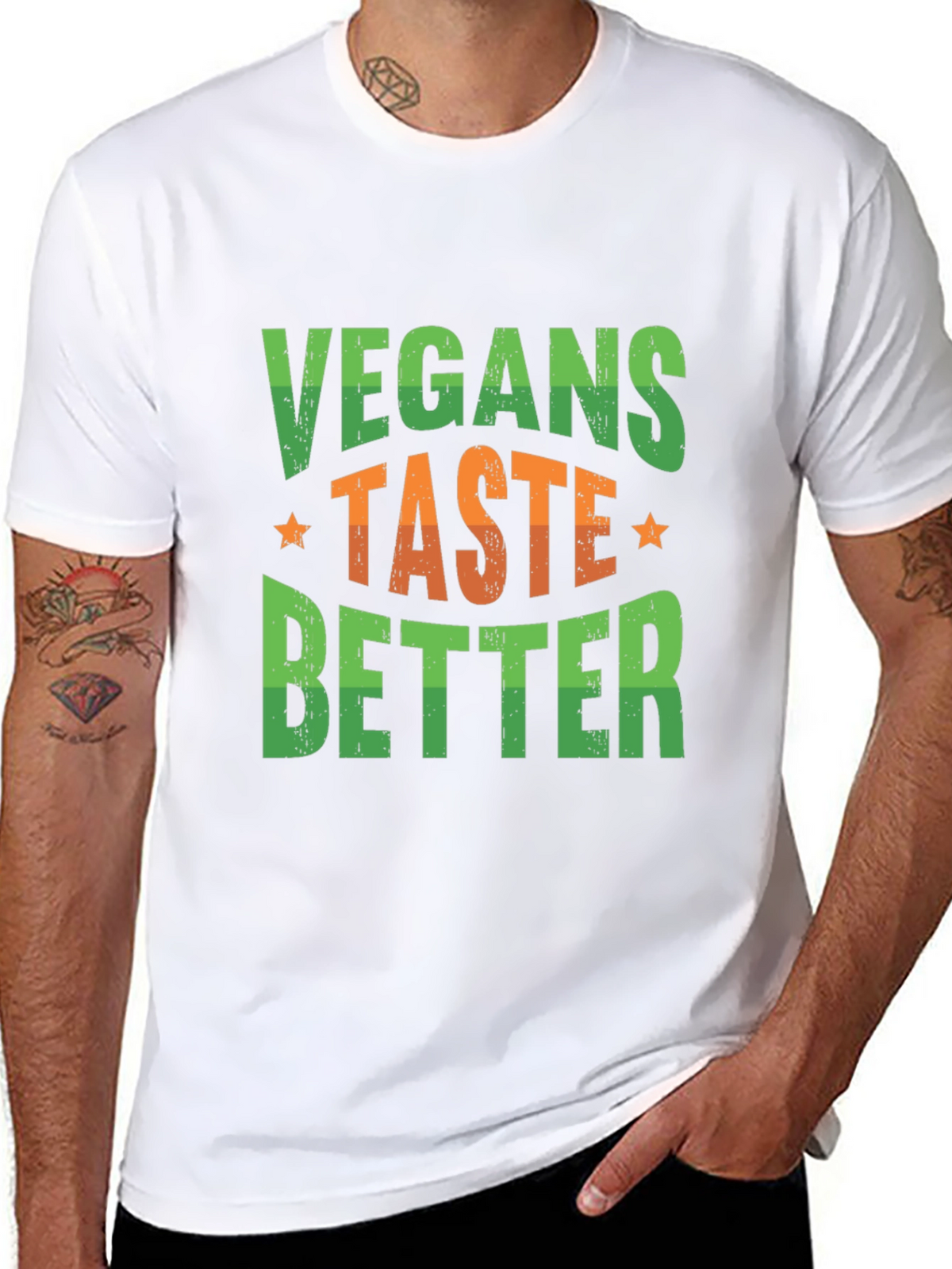 Vegans Taste Better Graphic T-Shirt