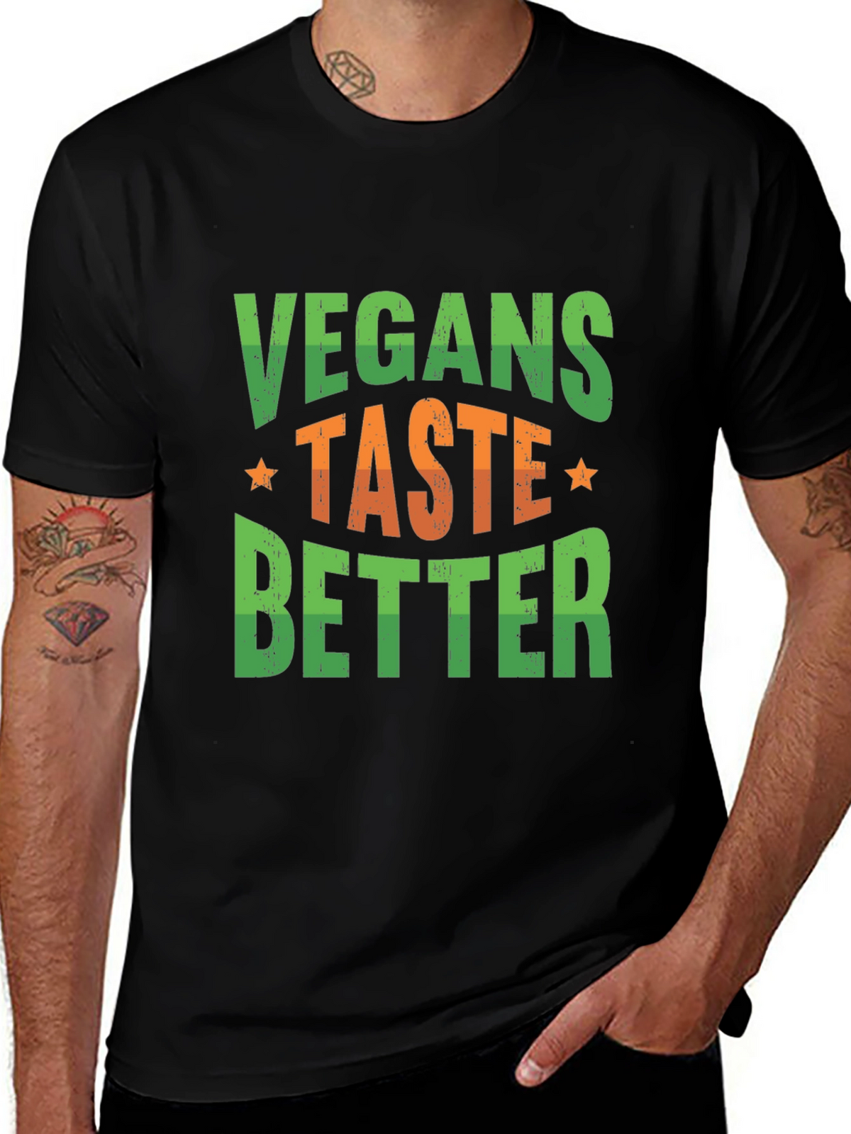 Vegans Taste Better Graphic T-Shirt