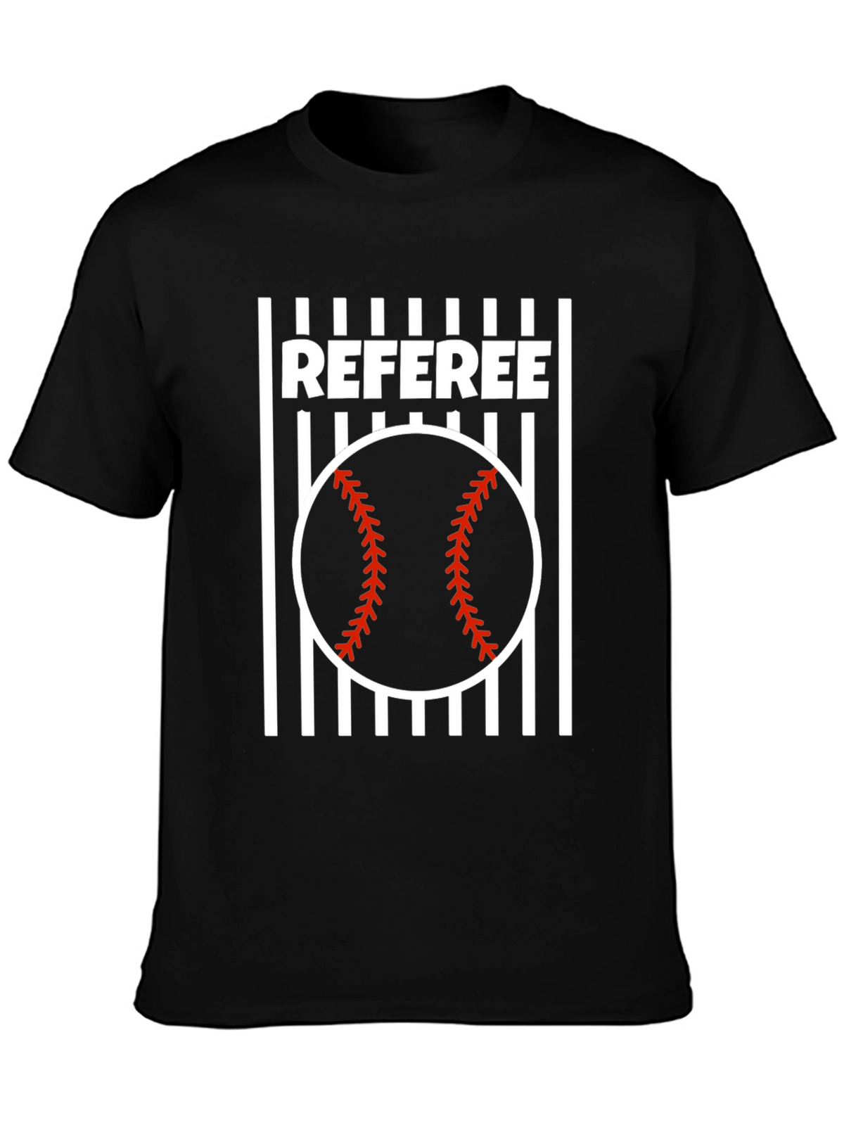 Referee Baseball T-Shirt | Umpire Game Day Tee