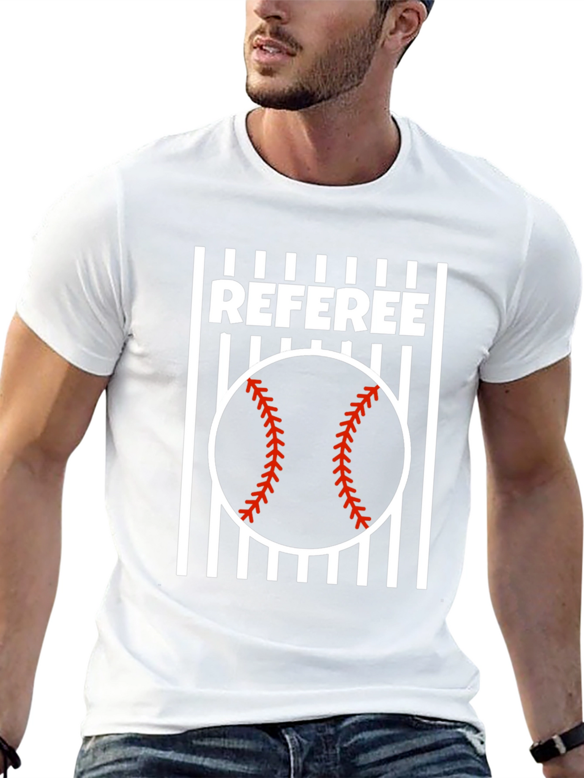 Referee Baseball T-Shirt | Umpire Game Day Tee