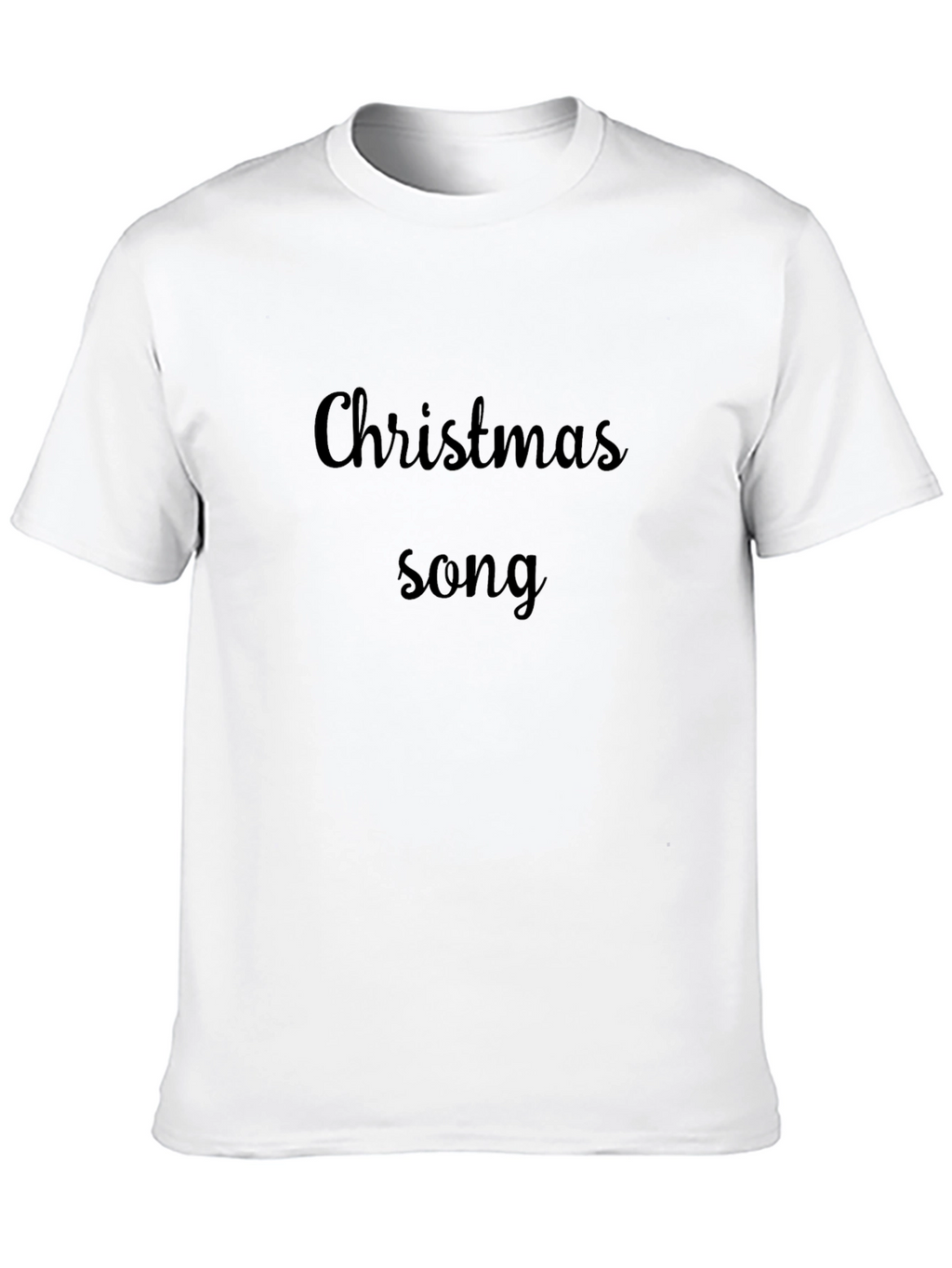 Christmas Song Black Tee