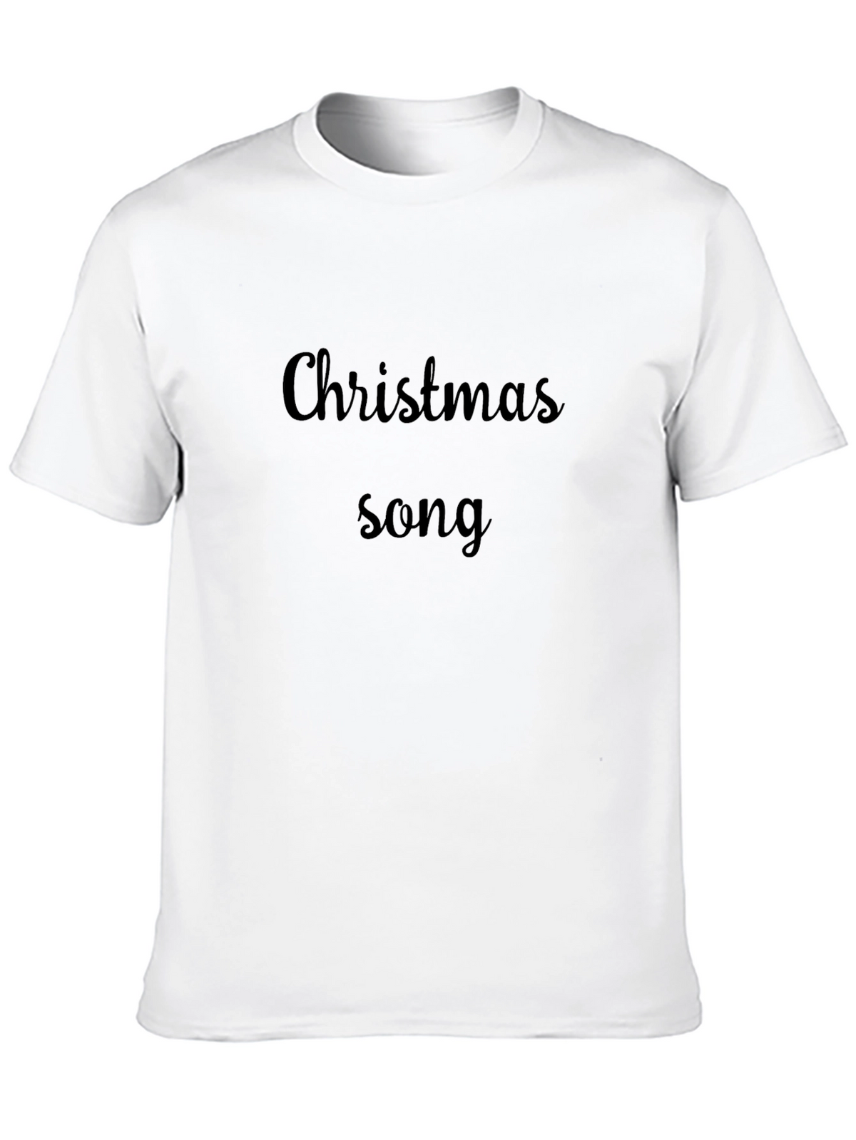 Christmas Song Black Tee