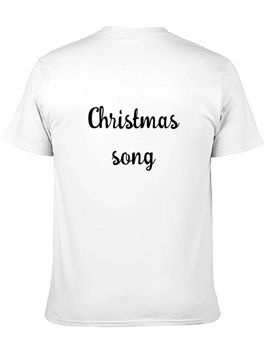 Christmas Song Black Tee