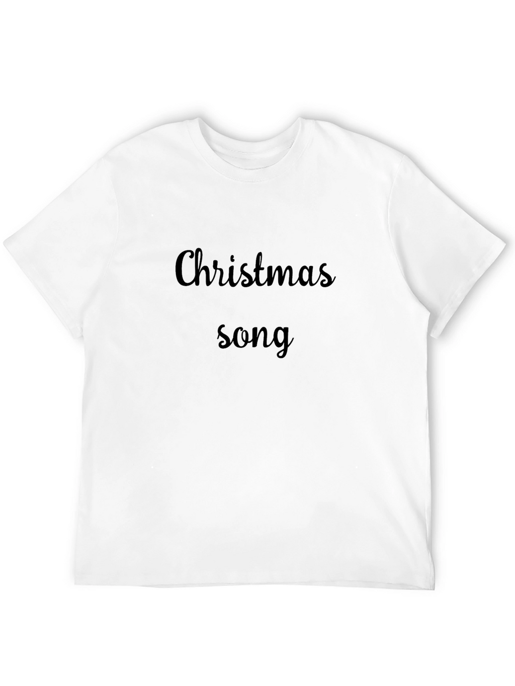 Christmas Song Black Tee