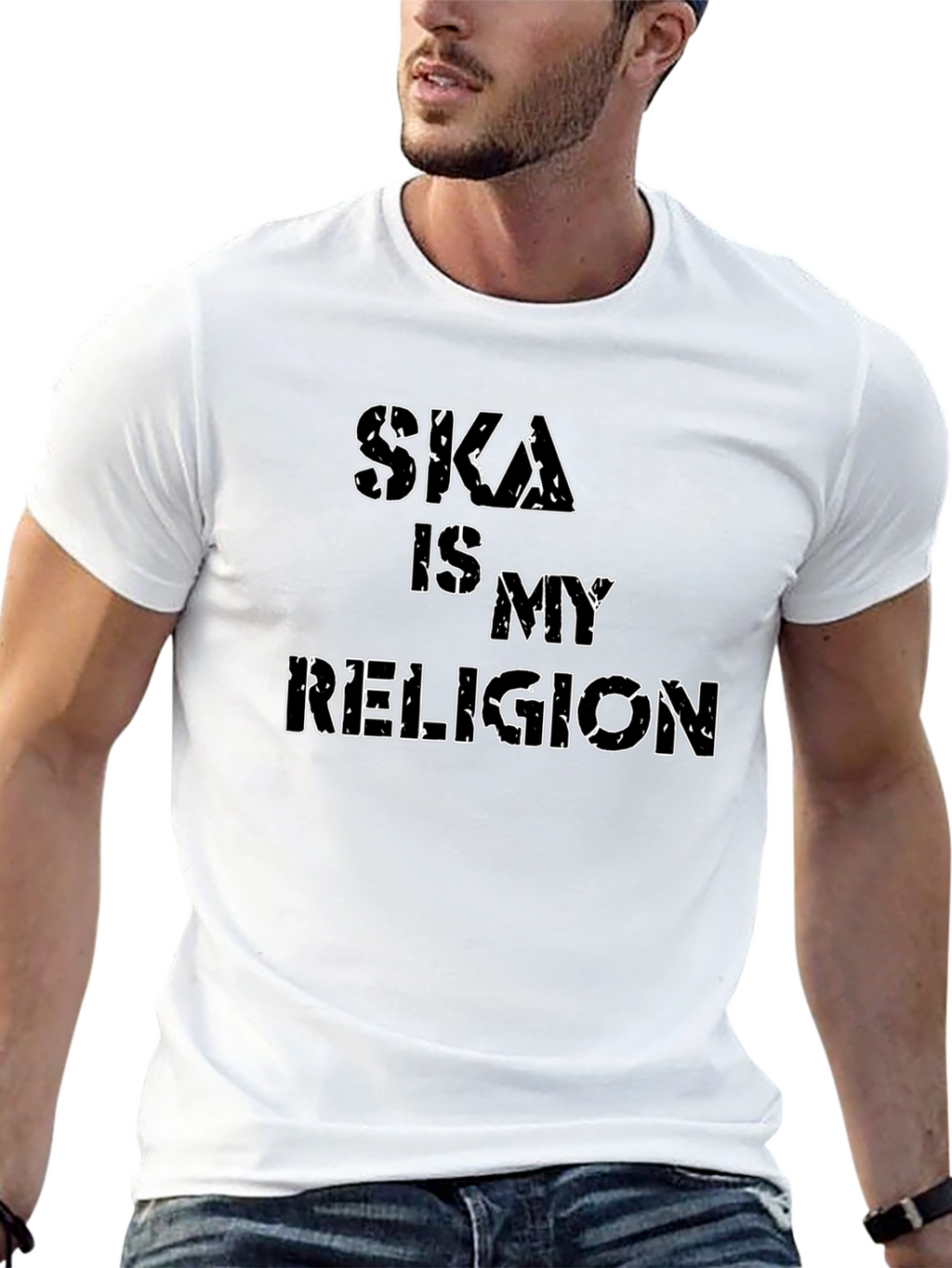 Ska Is My Religion Black Graphic Tee