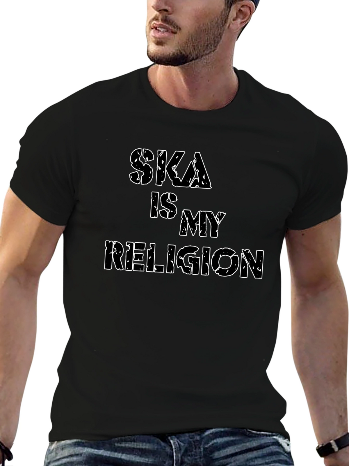 Ska Is My Religion Black Graphic Tee
