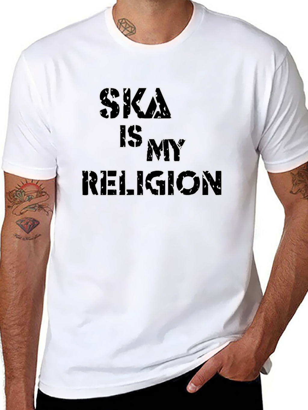Ska Is My Religion Black Graphic Tee