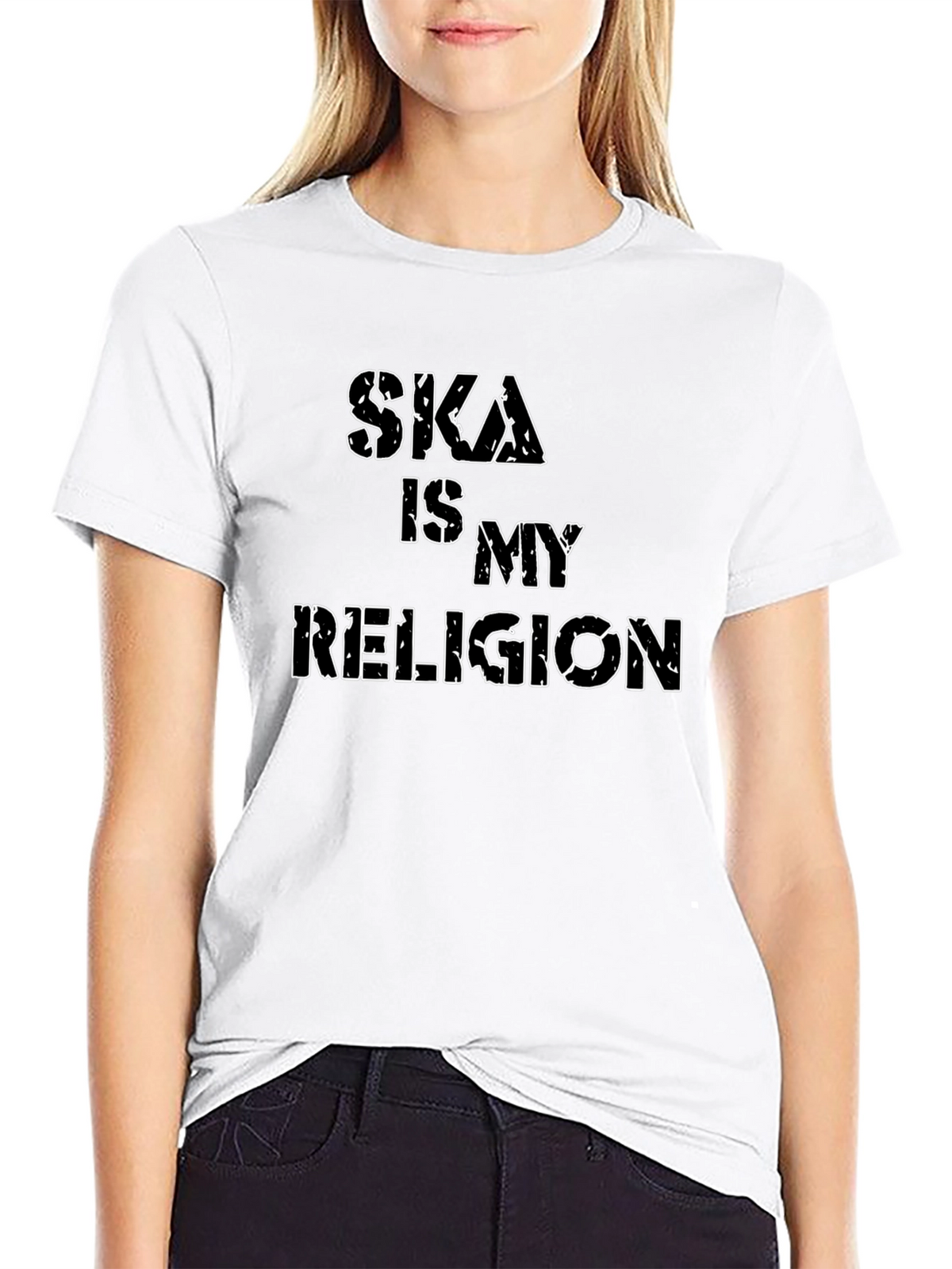 Ska Is My Religion Black Graphic Tee