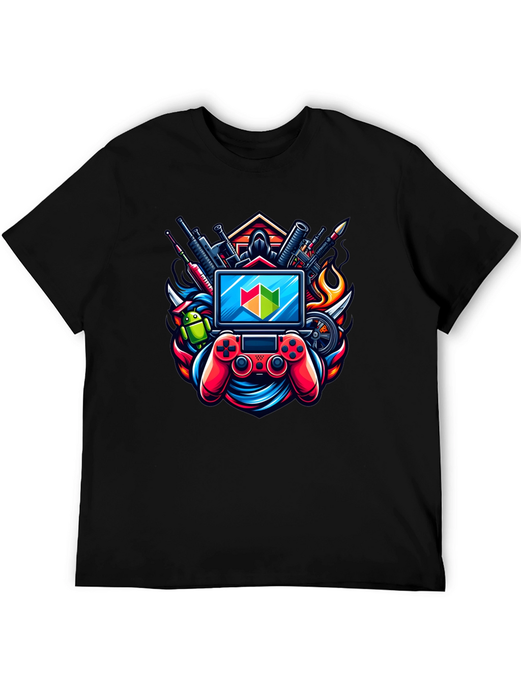Gamer T-Shirt: Controller & Tech Design