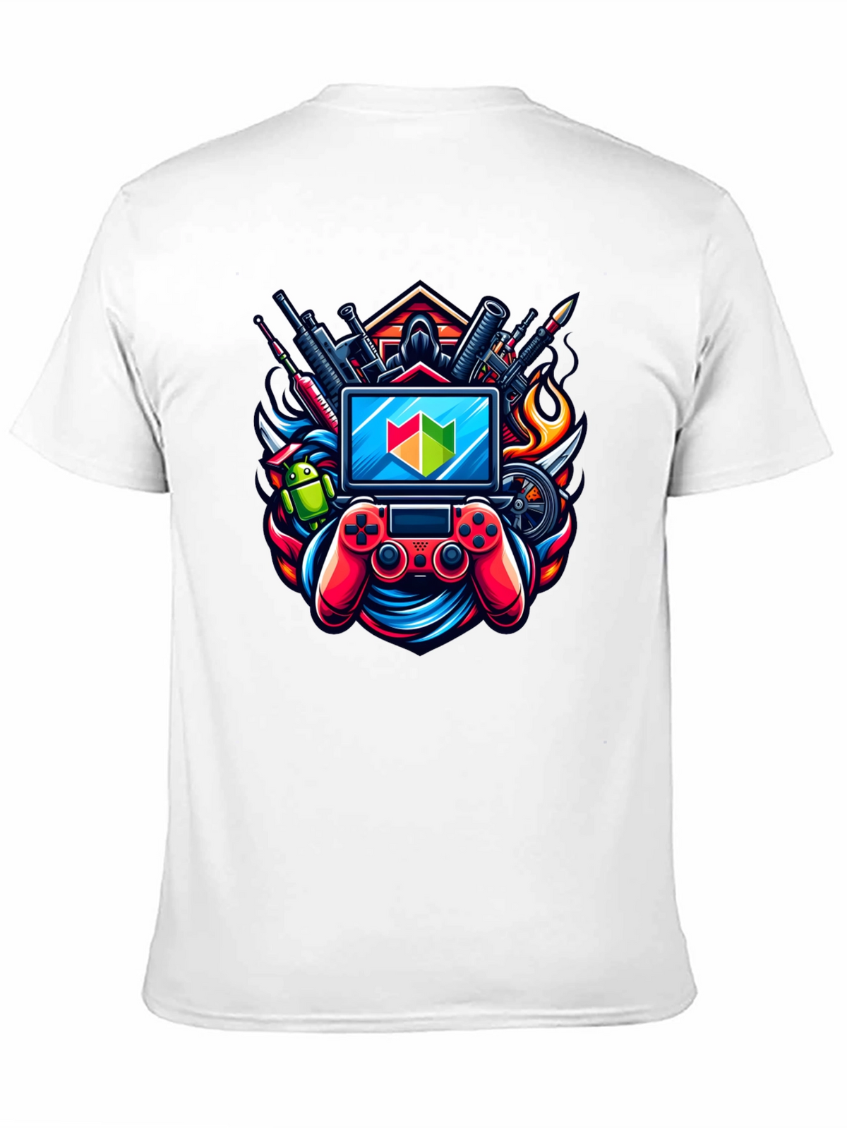 Gamer T-Shirt: Controller & Tech Design