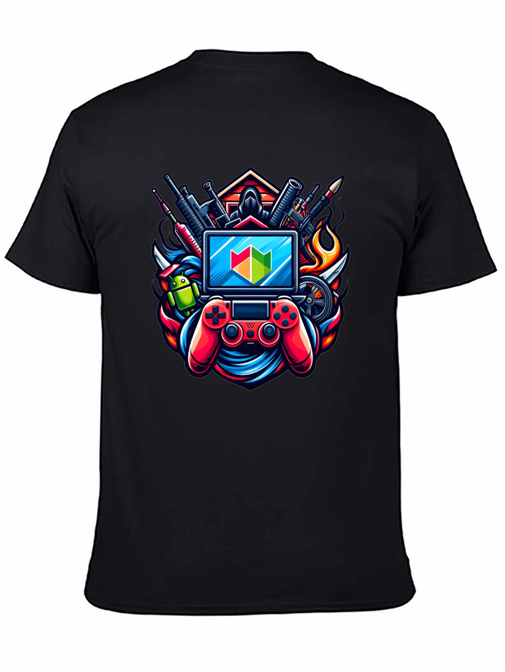 Gamer T-Shirt: Controller & Tech Design