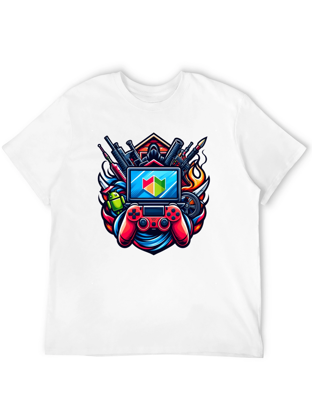Gamer T-Shirt: Controller & Tech Design