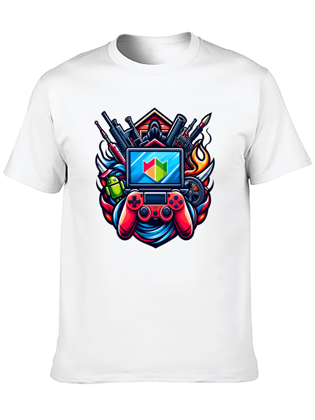 Gamer T-Shirt: Controller & Tech Design