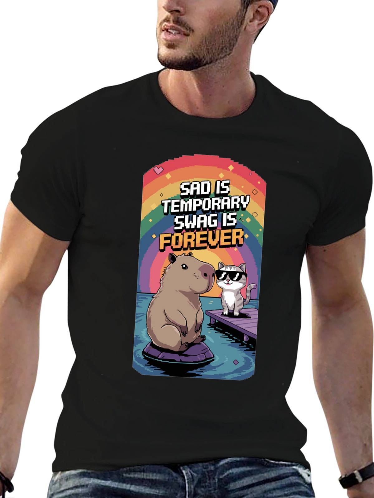 Sad is Temporary Swag is Forever T-Shirt