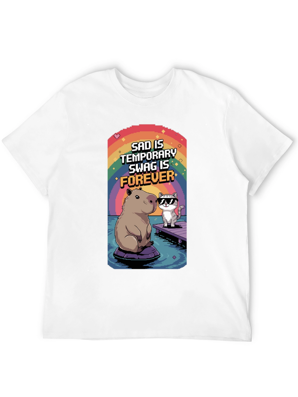 Sad is Temporary Swag is Forever T-Shirt