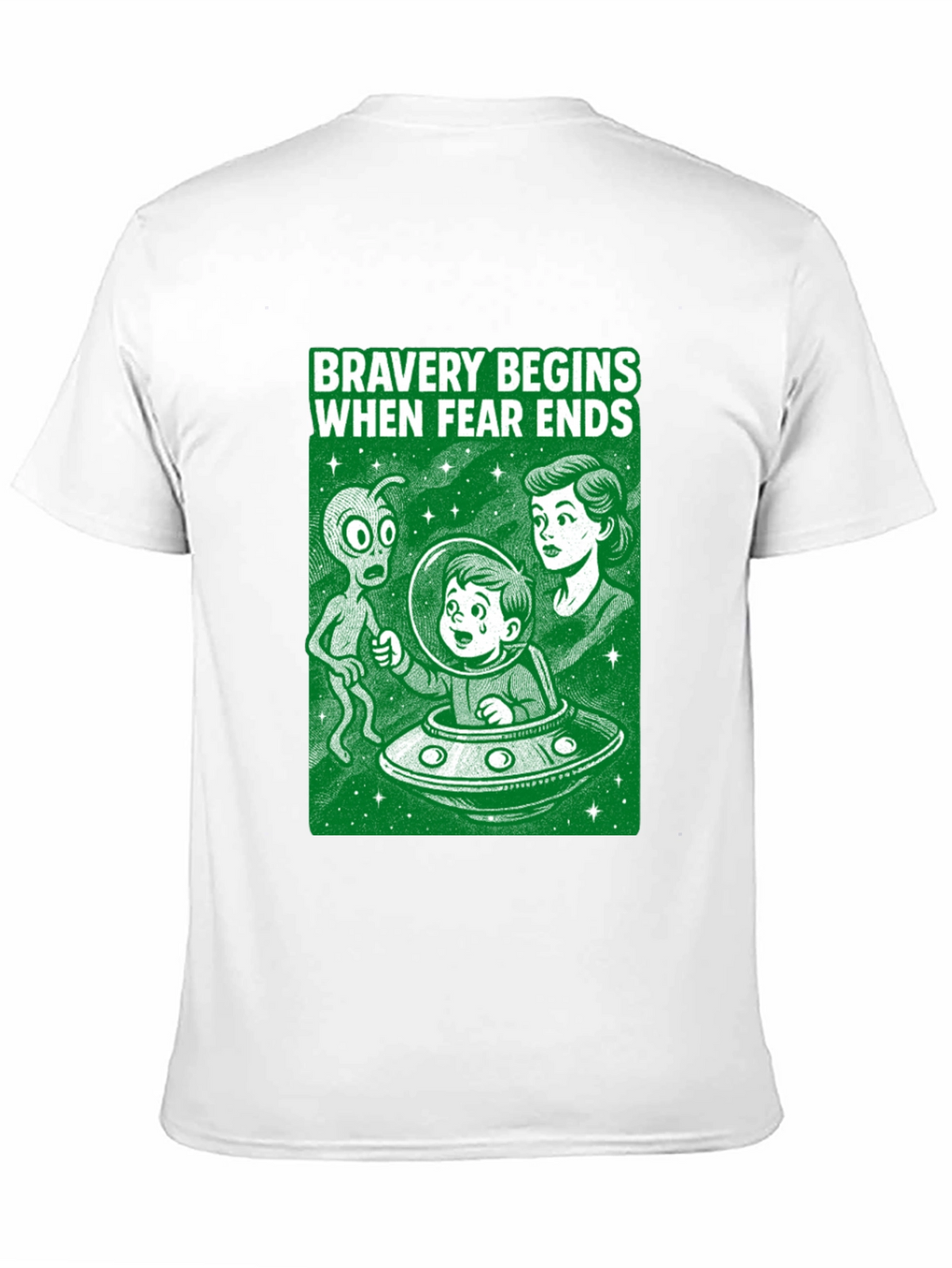 Bravery Begins Alien Encounter T-Shirt