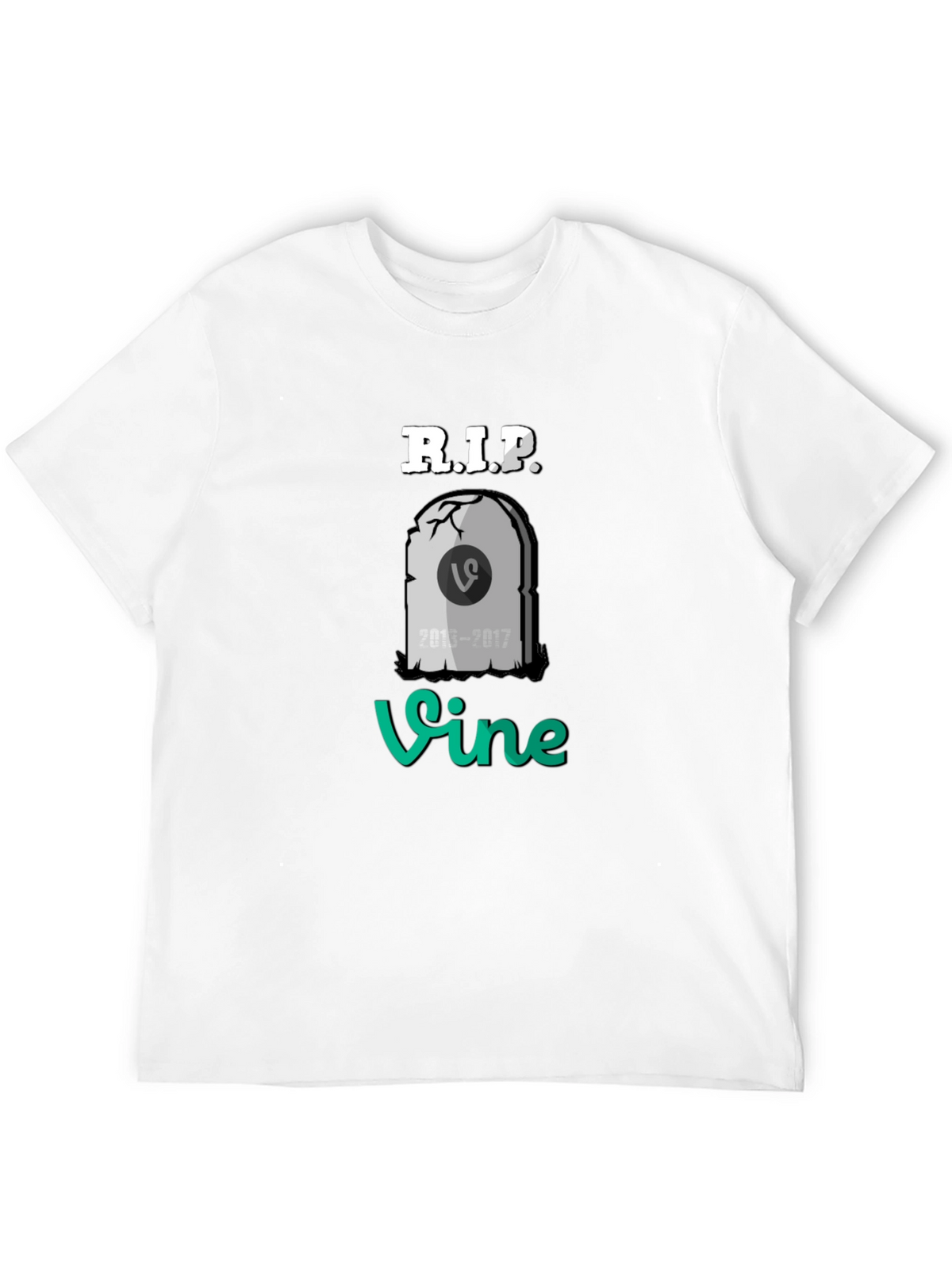 RIP Vine T-Shirt - Black Cotton Blend