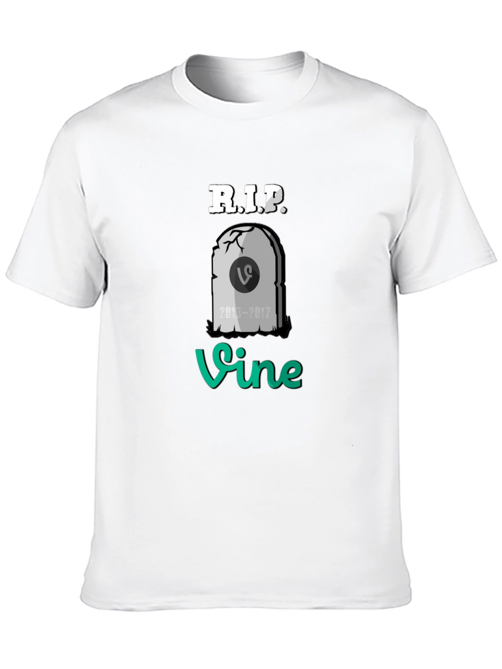 RIP Vine T-Shirt - Black Cotton Blend