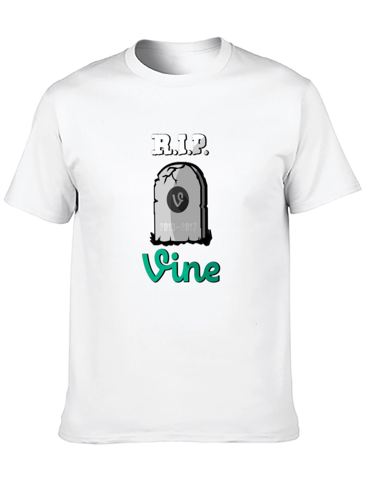 RIP Vine T-Shirt - Black Cotton Blend