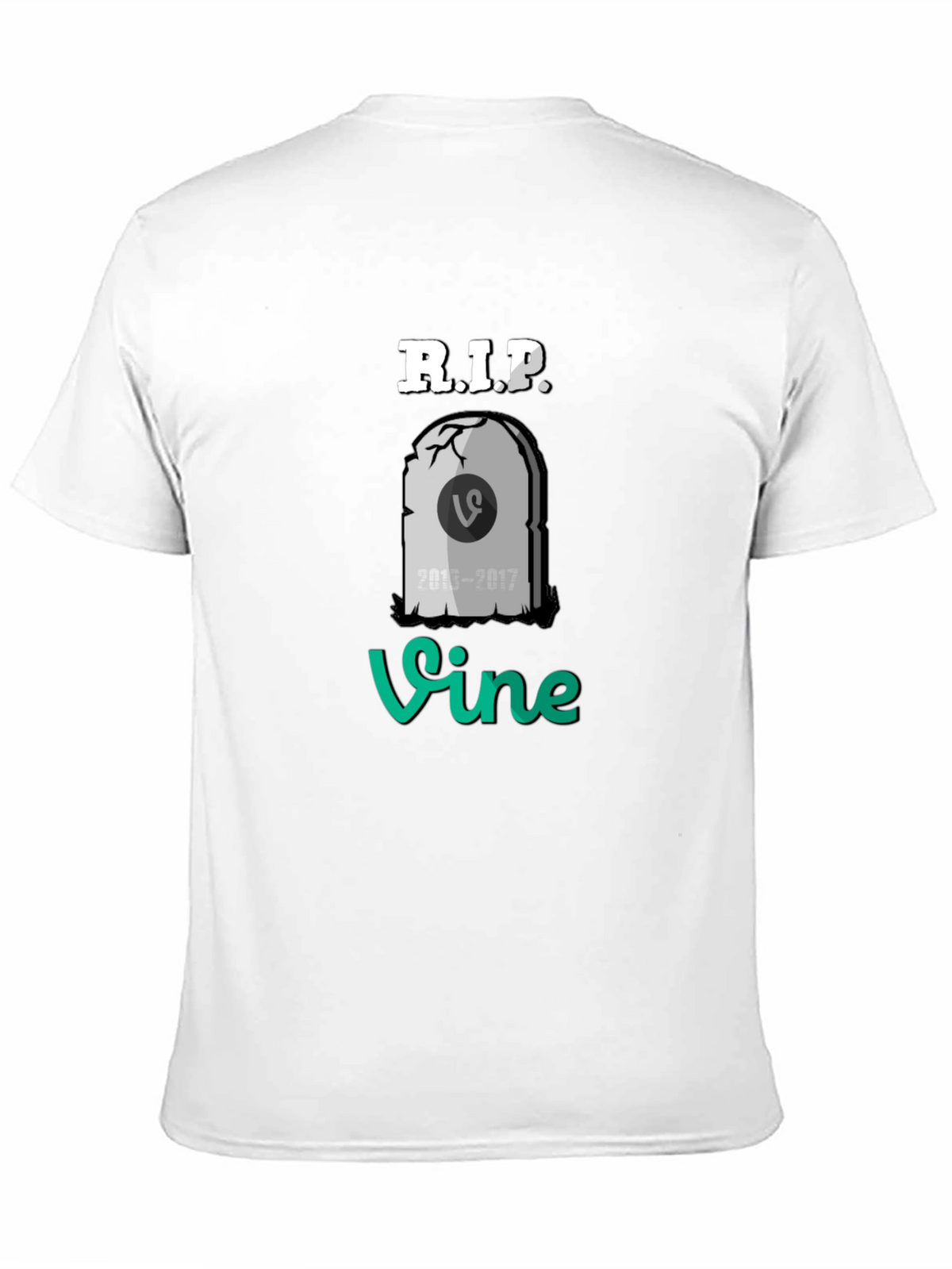 RIP Vine T-Shirt - Black Cotton Blend