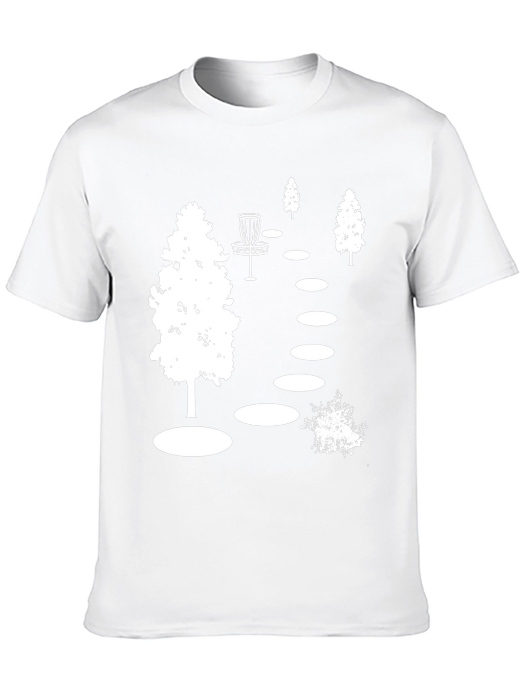 Disc Golf Course Black T-Shirt