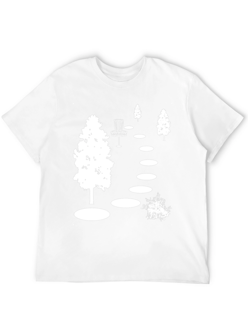 Disc Golf Course Black T-Shirt