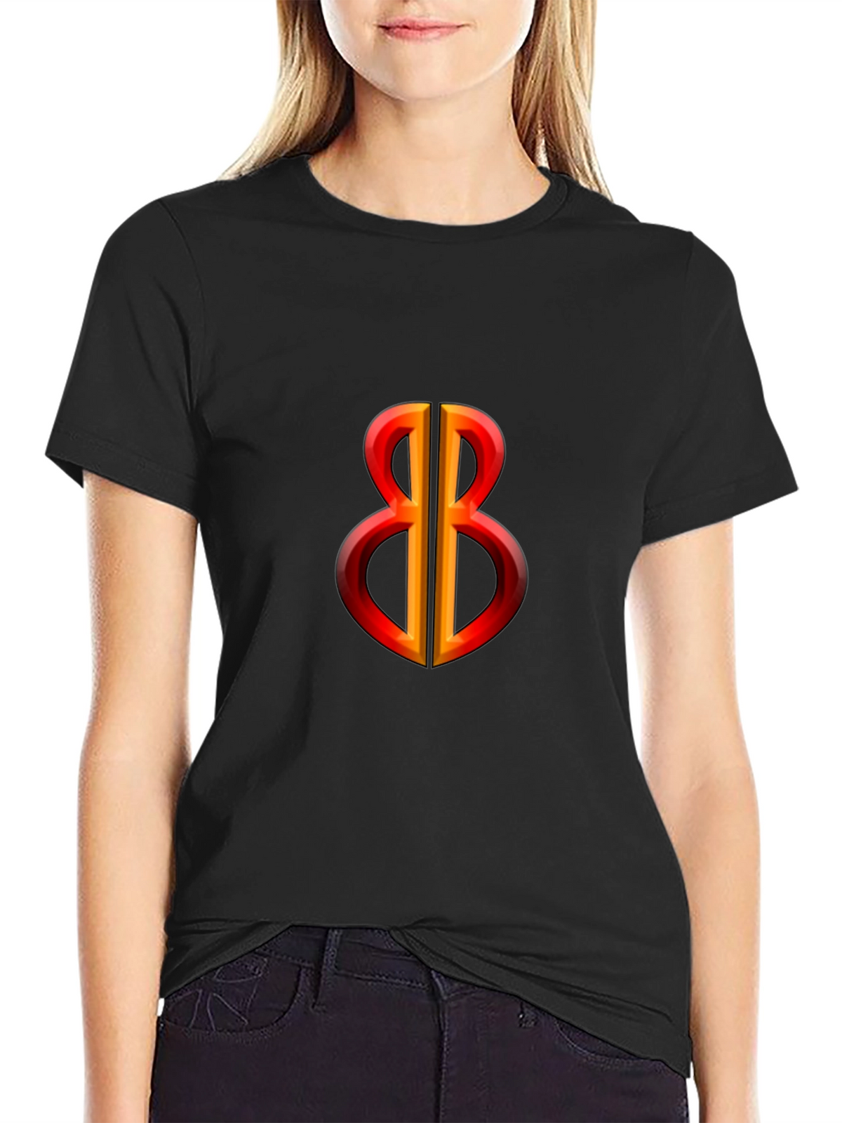 Bold Symbol Graphic Tee - Black