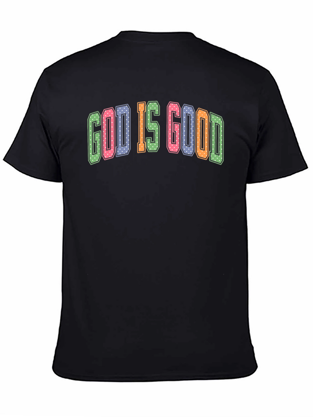 God is Good Graphic Tee - Black Cotton Blend