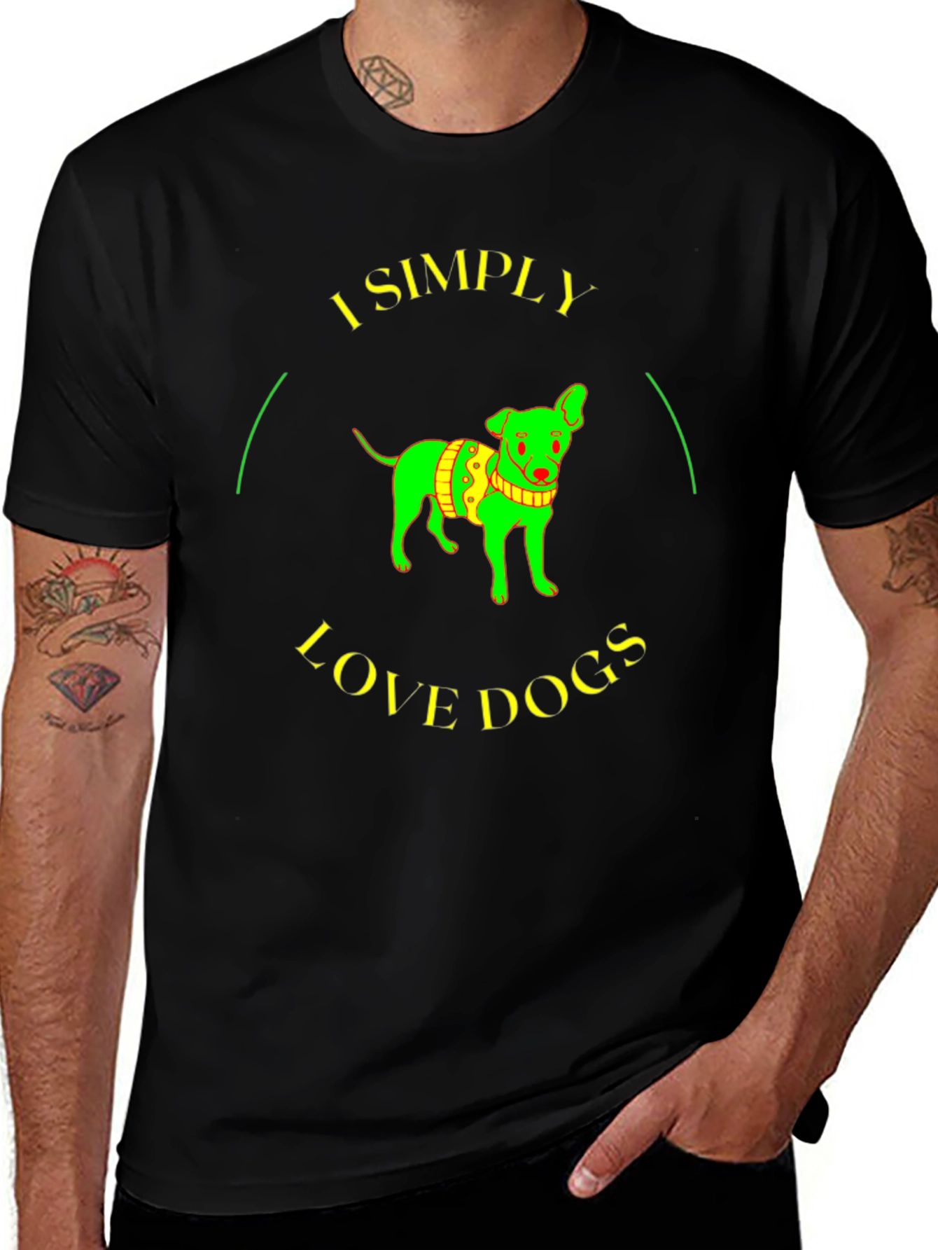 I Simply Love Dogs Graphic Tee