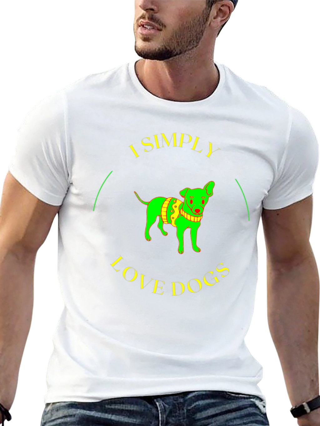 I Simply Love Dogs Graphic Tee