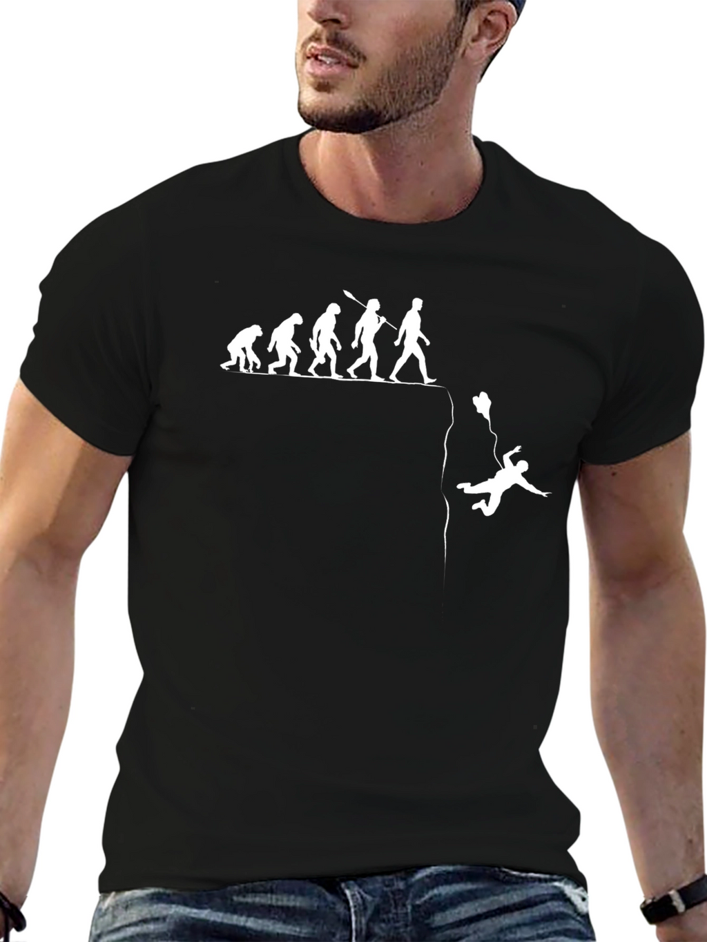 Evolution Fail Graphic Tee - Black