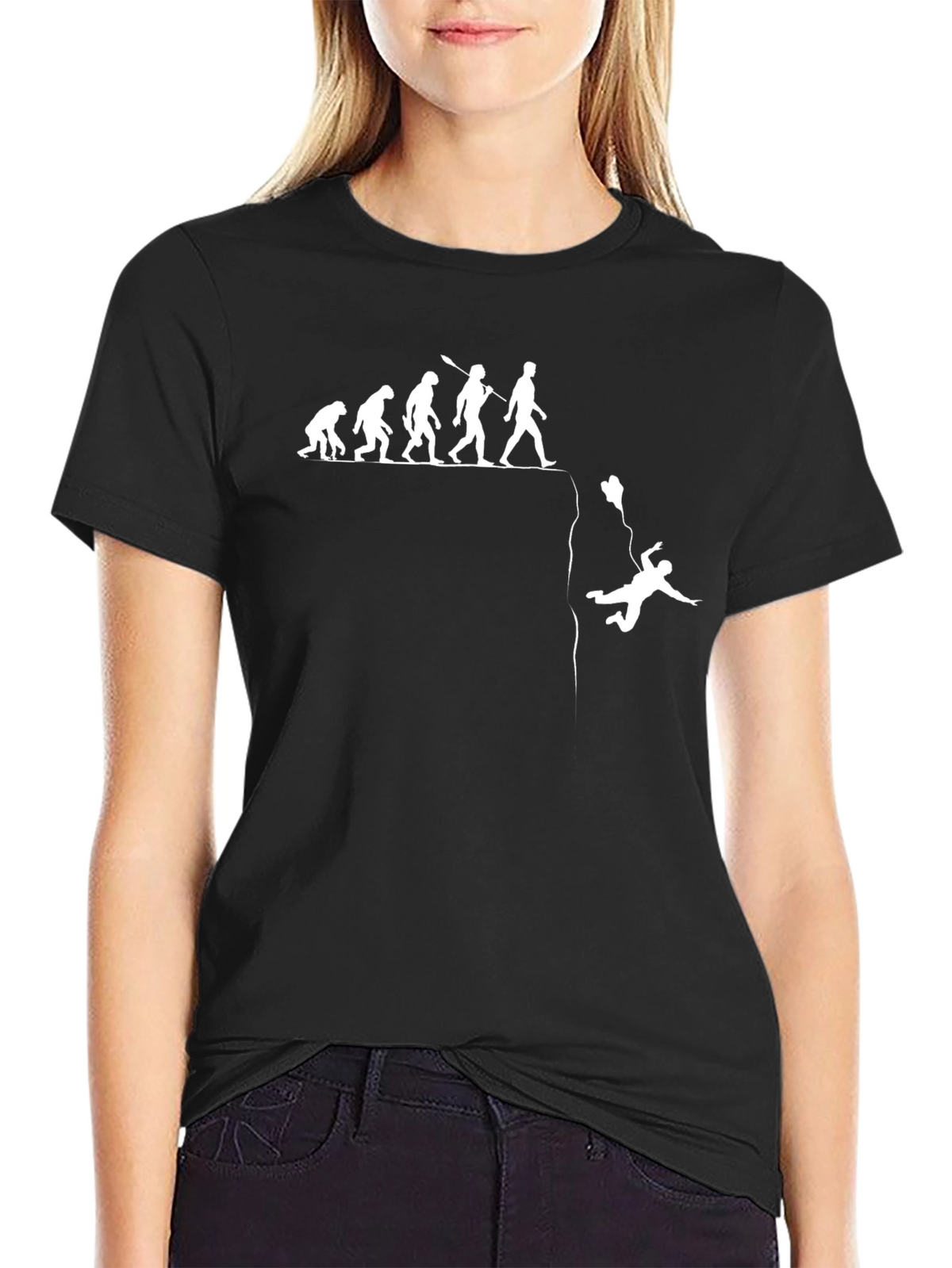 Evolution Fail Graphic Tee - Black