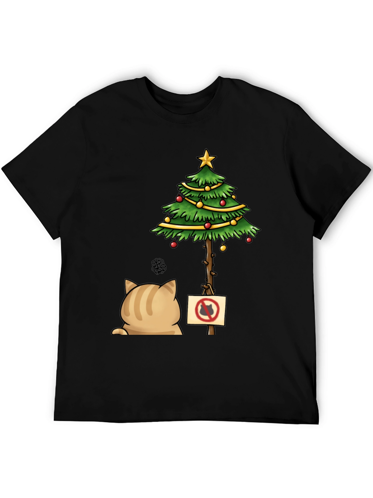Grumpy Cat Christmas Tree T-Shirt