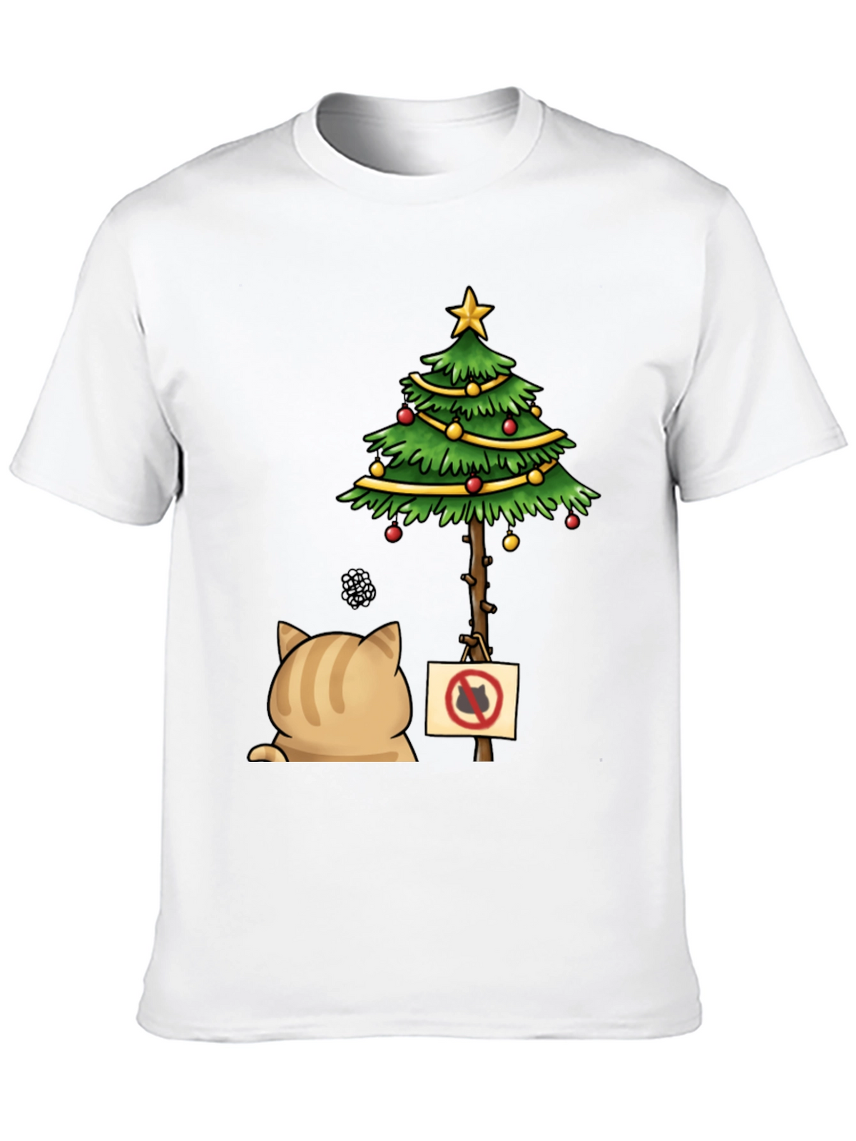 Grumpy Cat Christmas Tree T-Shirt