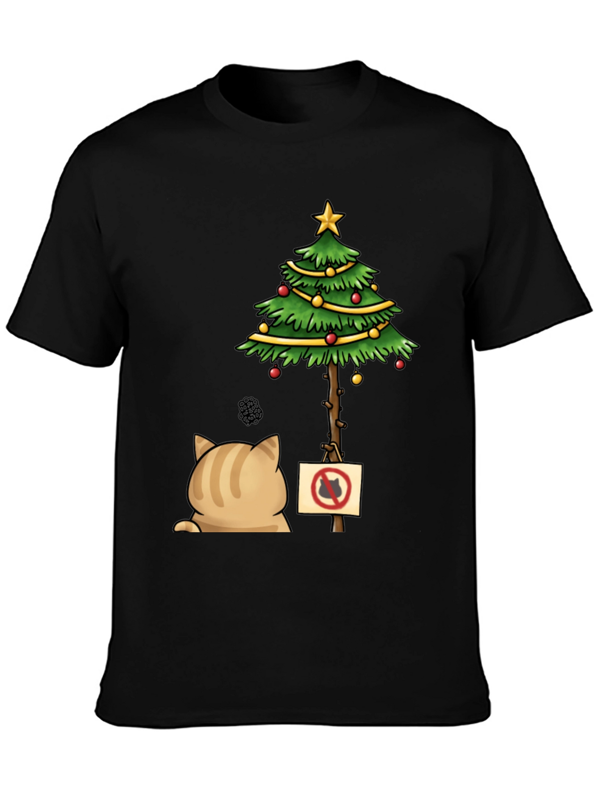 Grumpy Cat Christmas Tree T-Shirt