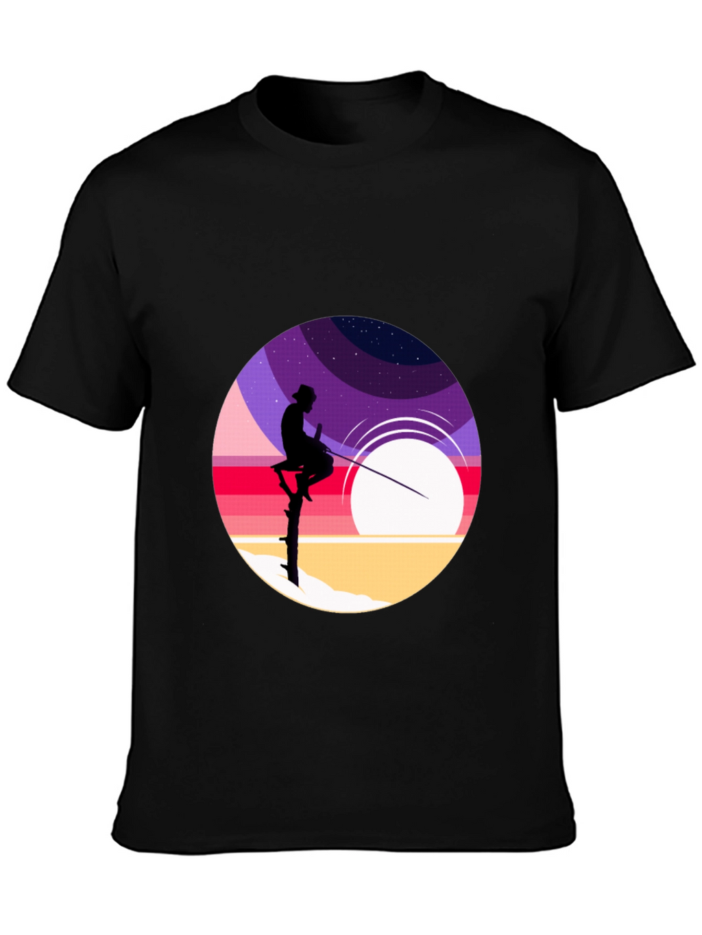 Stilt Fisherman Graphic Tee - Retro Design