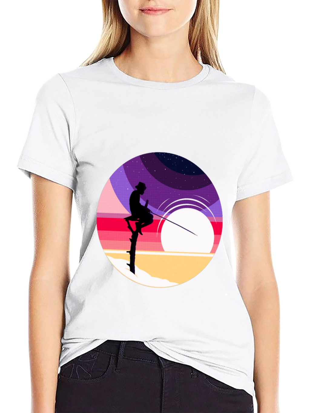 Stilt Fisherman Graphic Tee - Retro Design