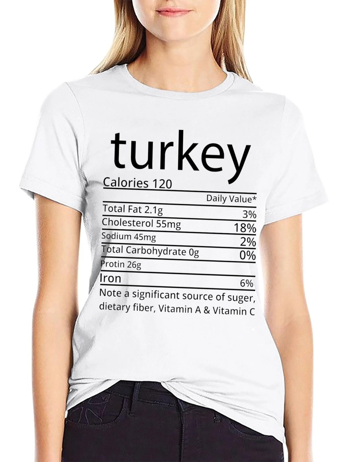 Turkey Nutrition Facts T-Shirt