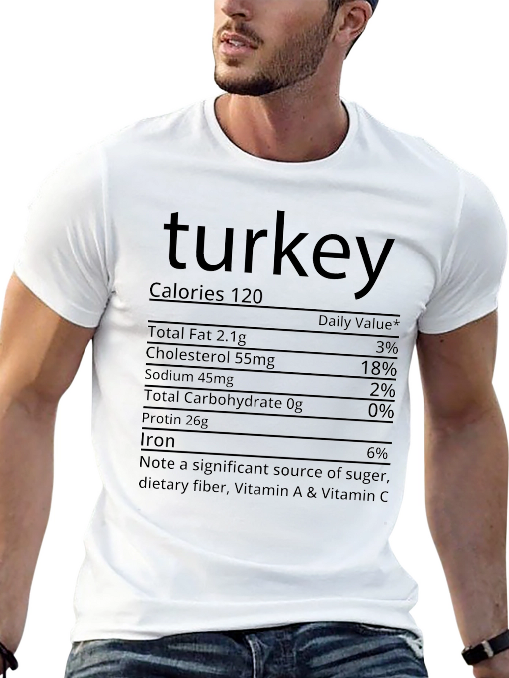 Turkey Nutrition Facts T-Shirt