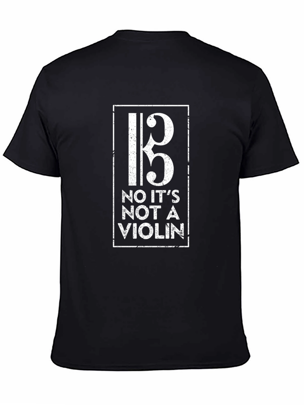 Bass Clef T-Shirt - No Its Not A Violin!
